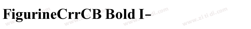 FigurineCrrCB Bold I字体转换